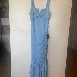 Lulu's Light Blue Maxi Dress
